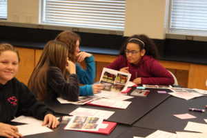 Four youth attending the clinic