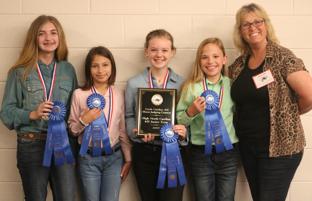 2019 NC State 4-H Horse Judging Contest Winners | NC State Extension