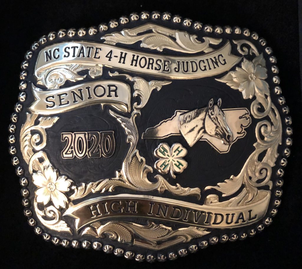 2020 NC 4-H Virtual State Horse Judging Contest Winners | NC State ...