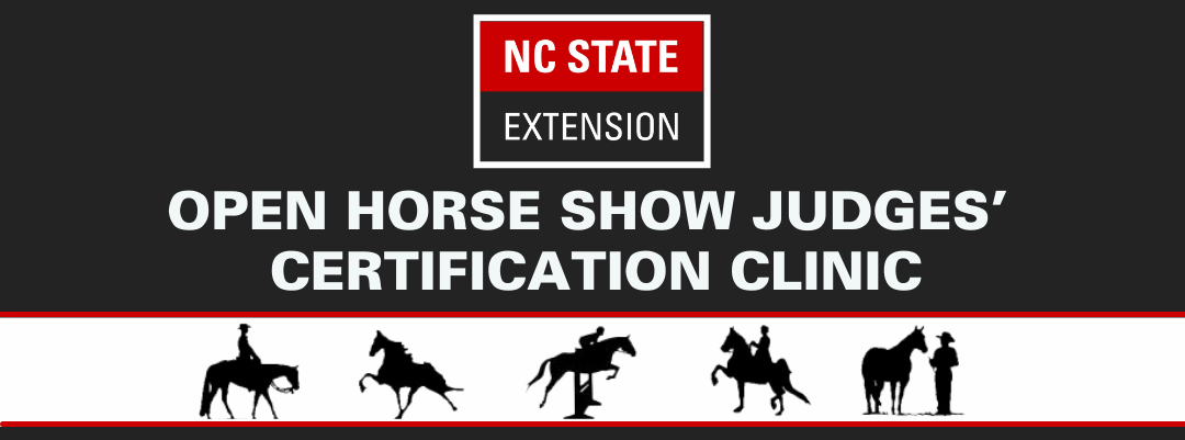 NC State Extension Open Horse Show Judges' Certification Clinic