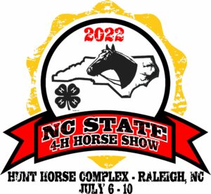 NC State 4-H Horse Show at the Hunt Horse Complex, Raleigh, NC, July 6 - 10.
