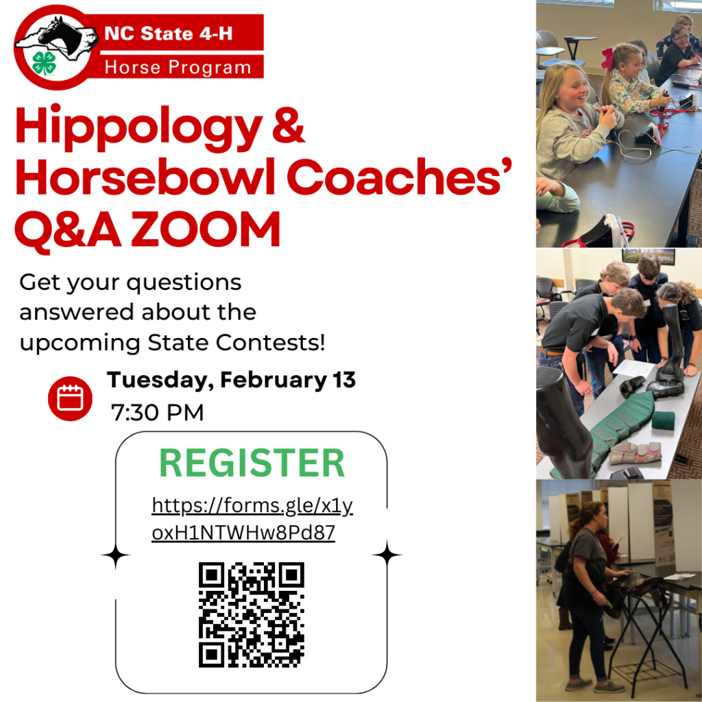 Hippology & Horsebowl Coaches' Q&A Zoom