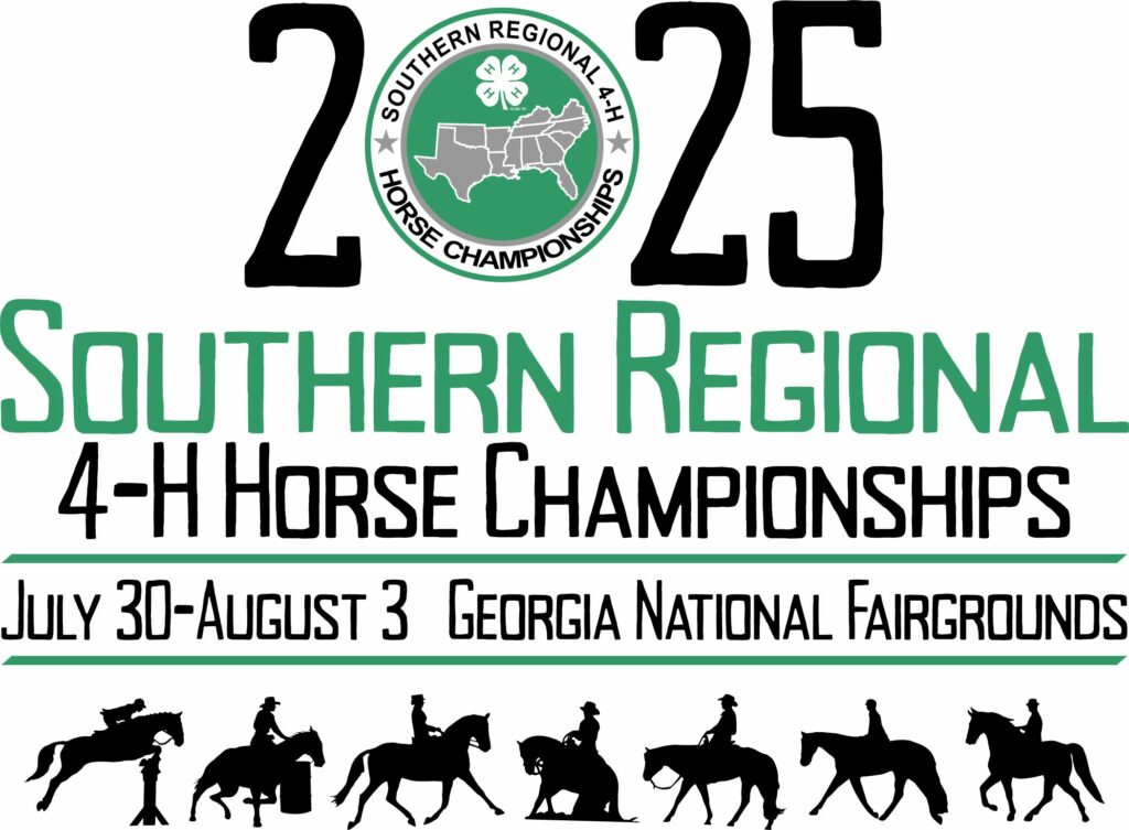 2025 Southern Regional 4-H Horse Championships July 30-August 3 Georgia National Fairgrounds.